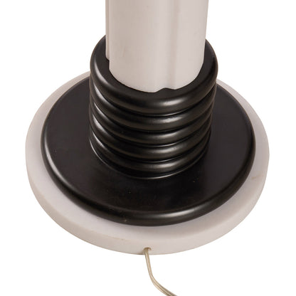 Dorton Sculpted Resin Base Floor Lamp-Floor Lamps-Wildwood-LOOMLAN