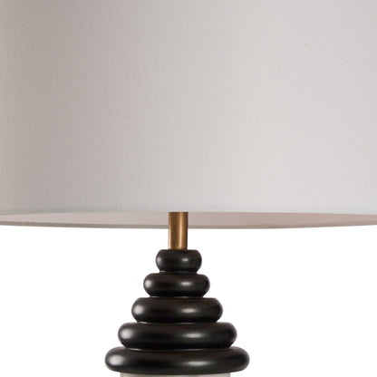 Dorton Sculpted Resin Base Floor Lamp-Floor Lamps-Wildwood-LOOMLAN