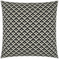 Double Diamond Black Large Throw Pillow Insert - LOOMLAN - D.V. Kap - Throw Pillows