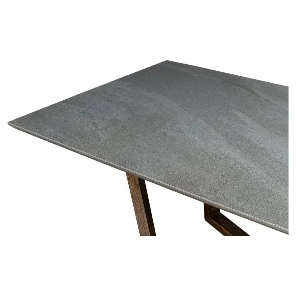 Double Pedestal Dining Table for 8-Dining Tables-Sarreid-LOOMLAN