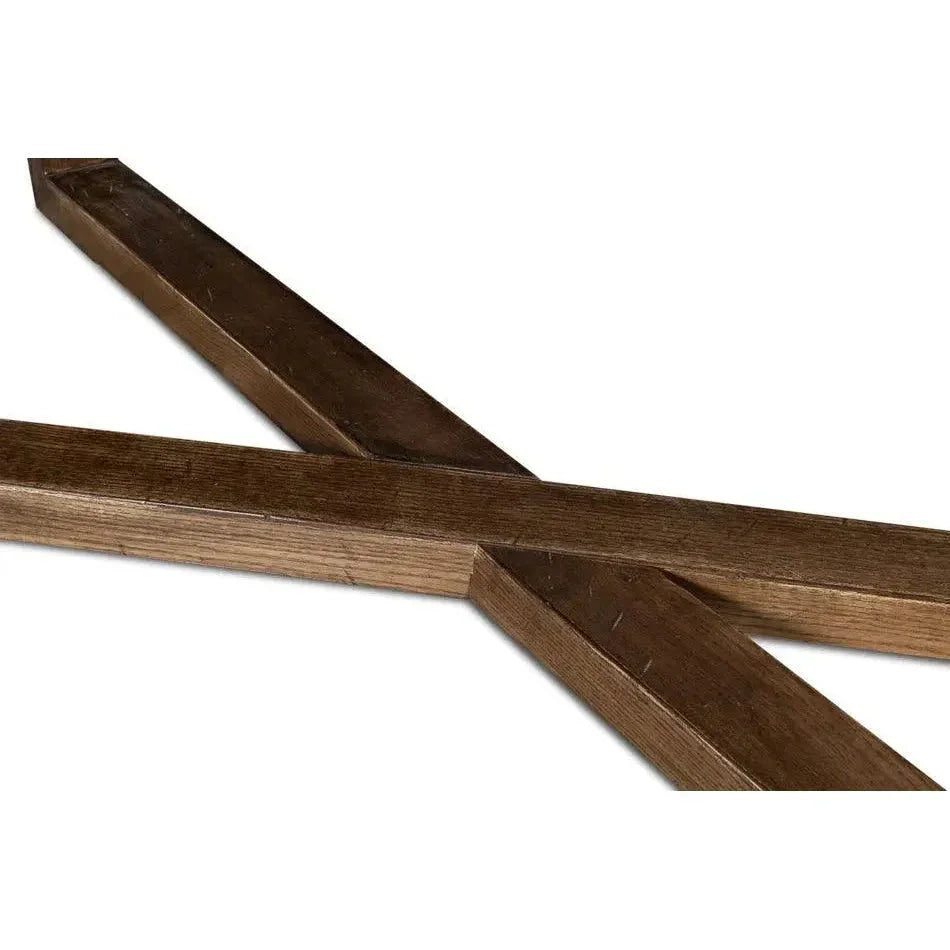 Double Pedestal Dining Table for 8-Dining Tables-Sarreid-LOOMLAN