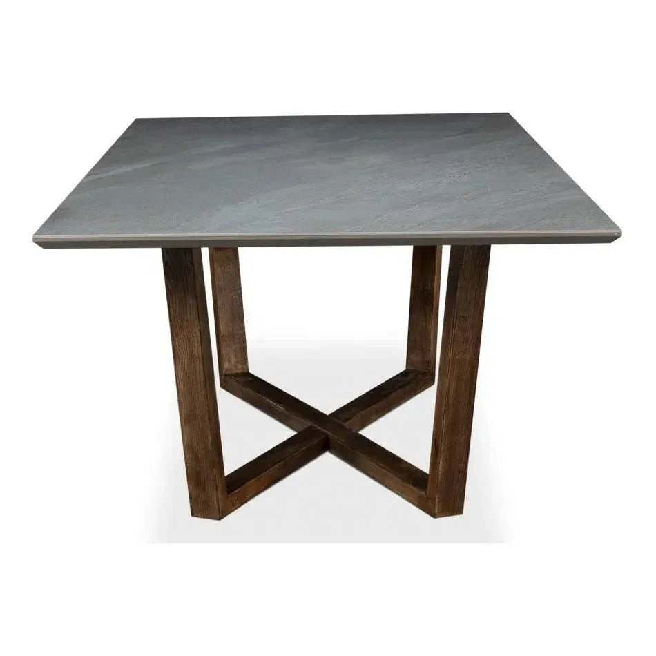 Double Pedestal Dining Table for 8-Dining Tables-Sarreid-LOOMLAN