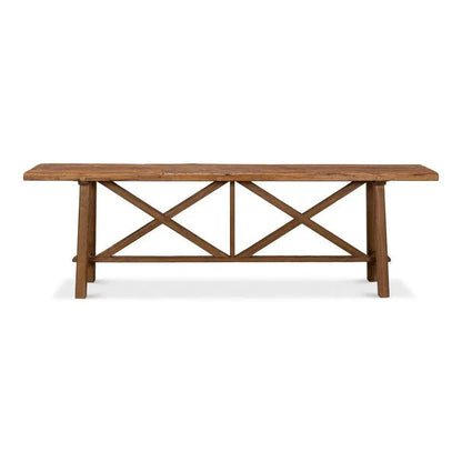 Double X Base Console Sofa Table - LOOMLAN - Sarreid - Console Tables
