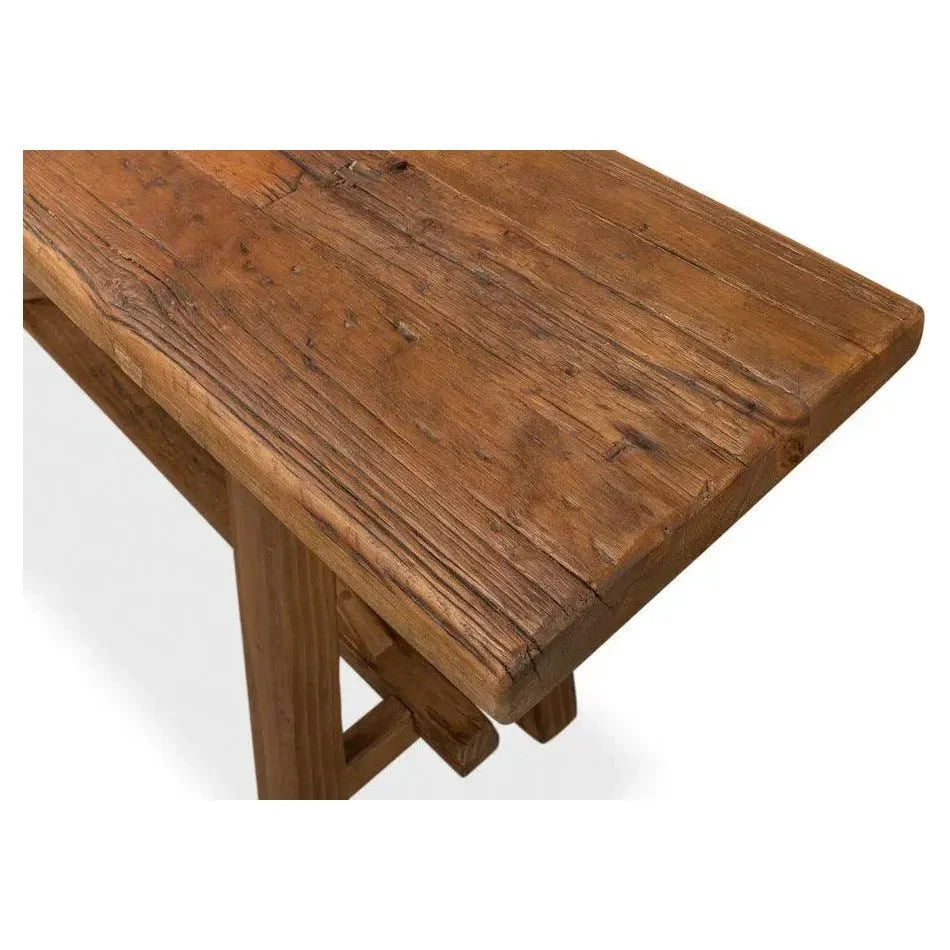 Double X Base Console Sofa Table - LOOMLAN - Sarreid - Console Tables