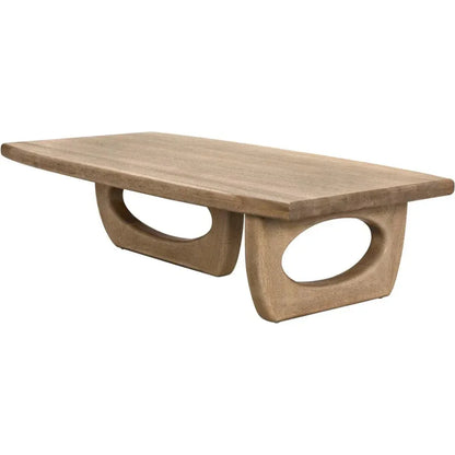 Douglas Rectangular Wood Coffee Table