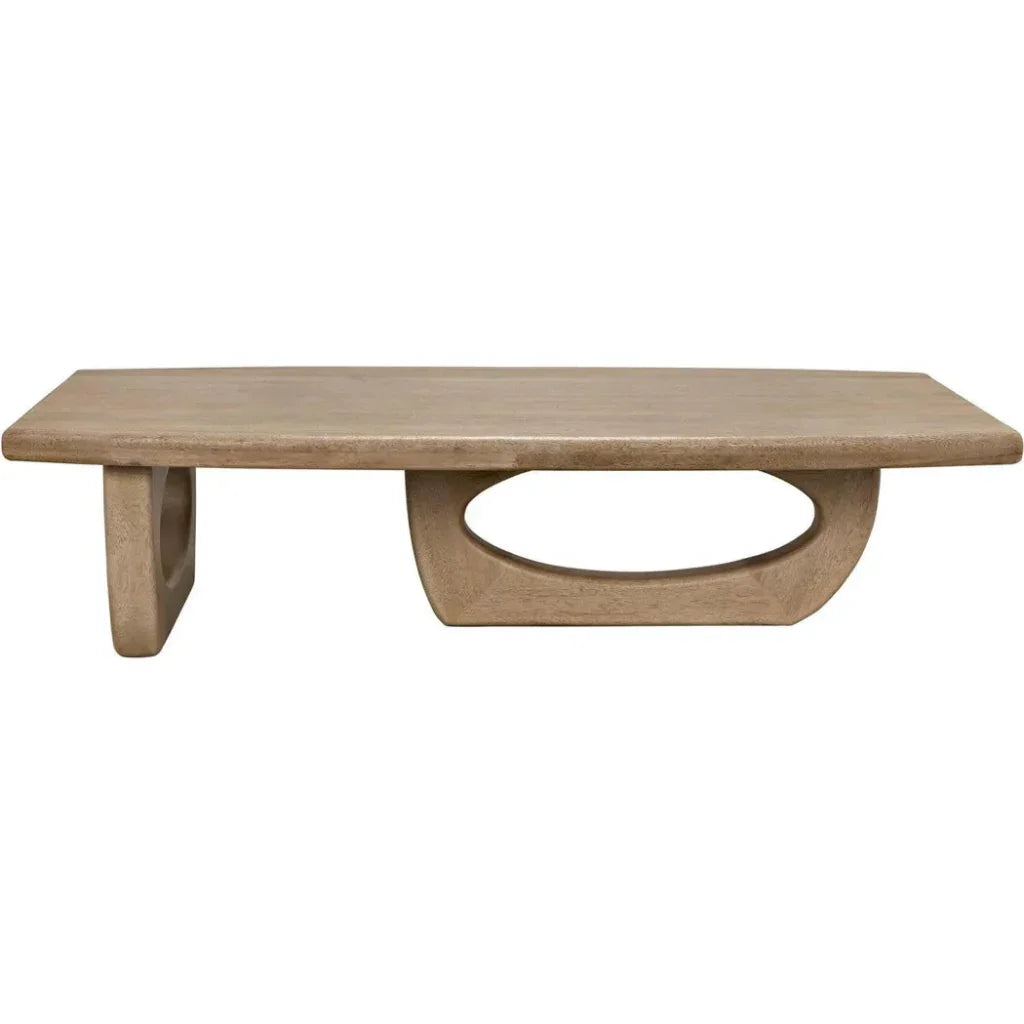 Douglas Rectangular Wood Coffee Table