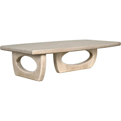 Douglas Rectangular Wood Coffee Table