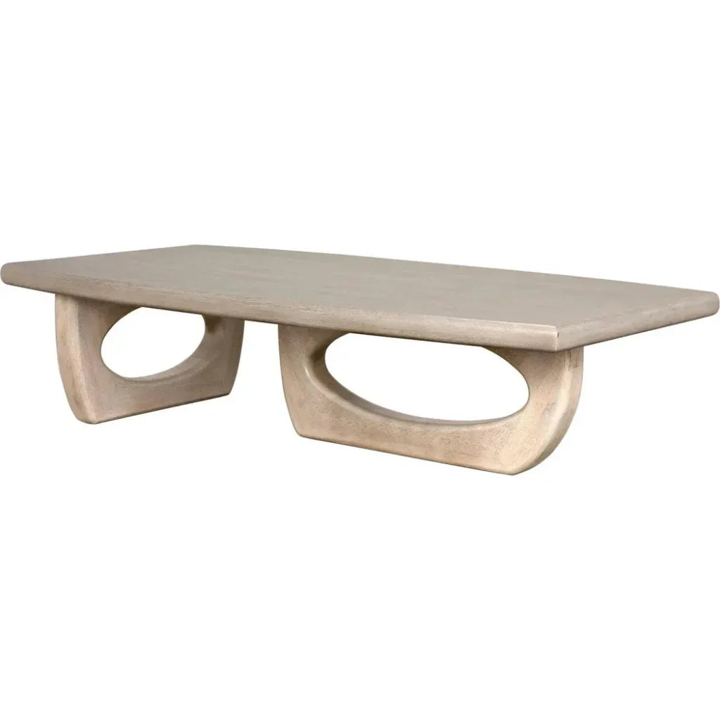 Douglas Rectangular Wood Coffee Table