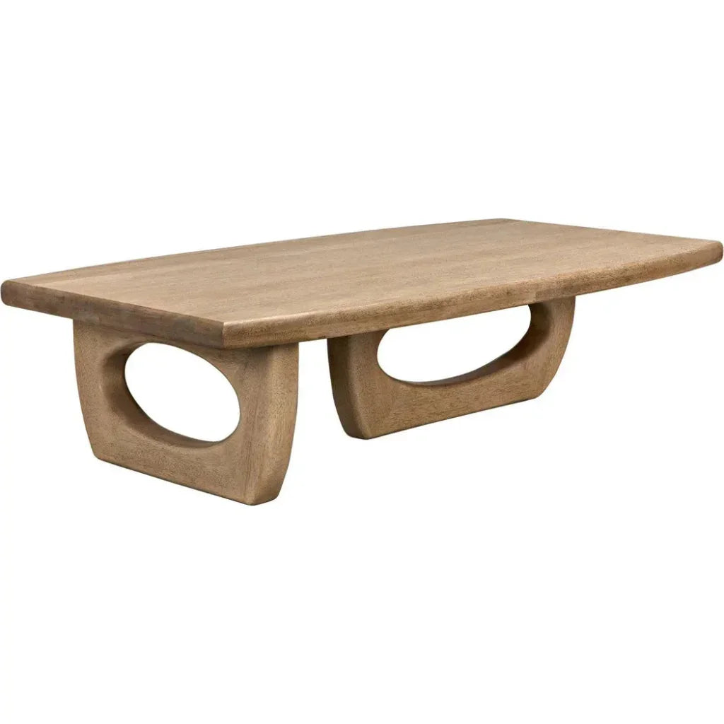 Douglas Rectangular Wood Coffee Table