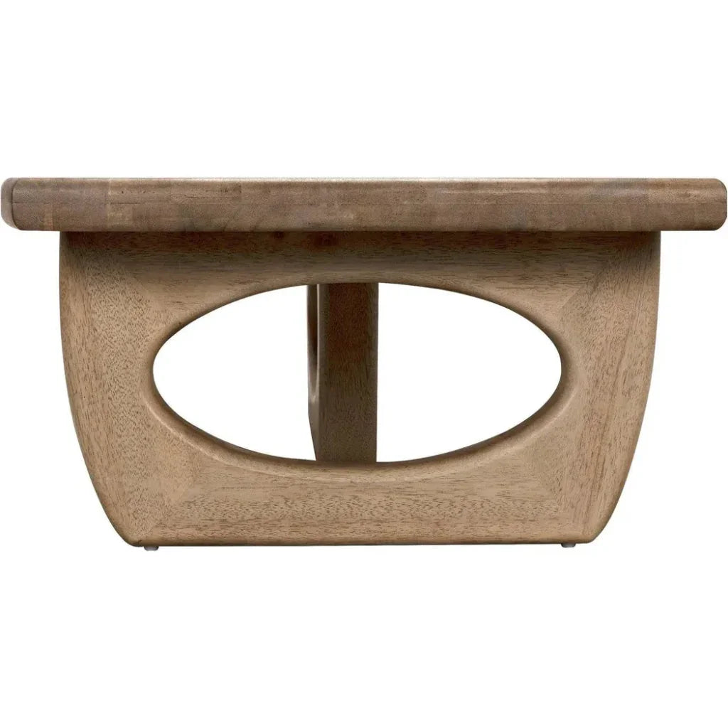 Douglas Rectangular Wood Coffee Table