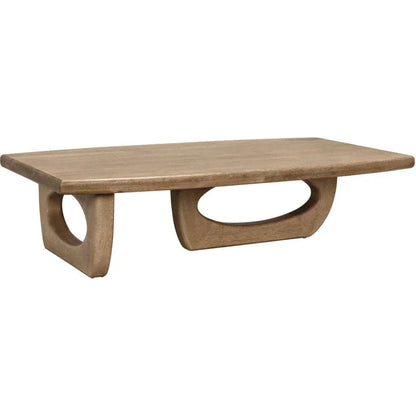 Douglas Rectangular Wood Coffee Table