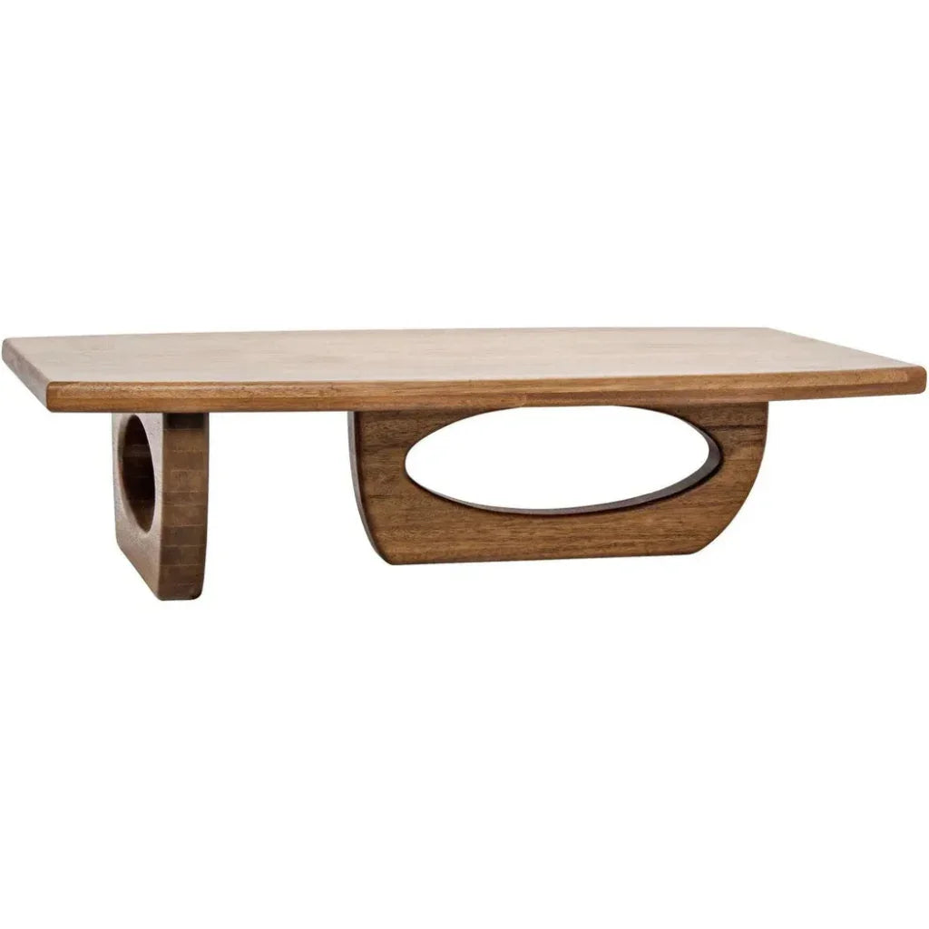 Douglas Rectangular Wood Coffee Table