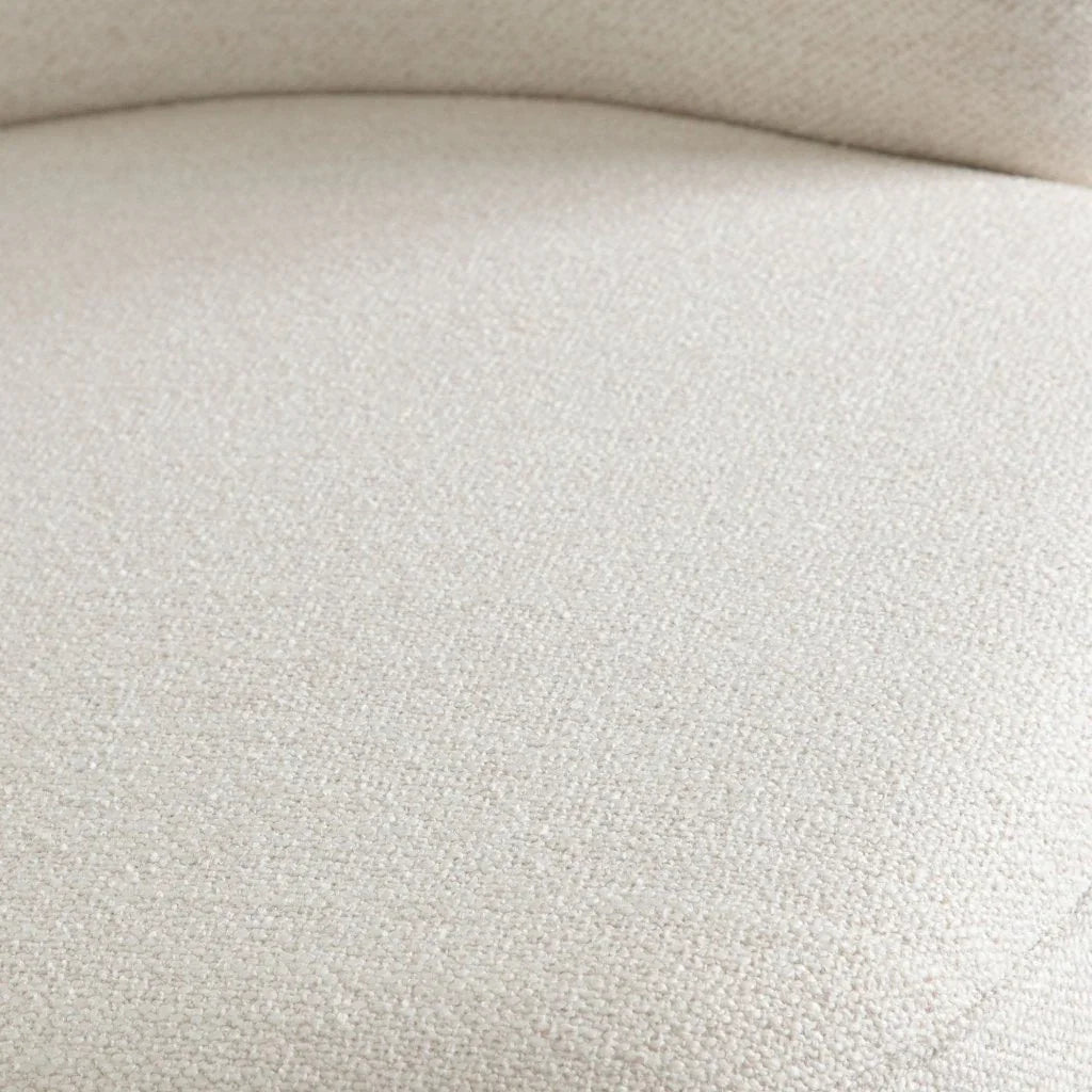 Dove Cream Fabric Armless Accent Chair - LOOMLAN - Diamond Sofa - Club Chairs