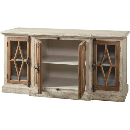 Dove Stalone Glass Front Server - LOOMLAN - Furniture Classics - Sideboards