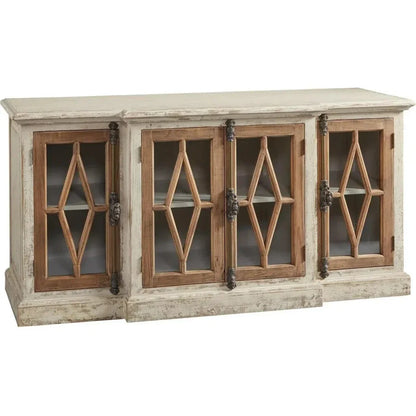 Dove Stalone Glass Front Server - LOOMLAN - Furniture Classics - Sideboards