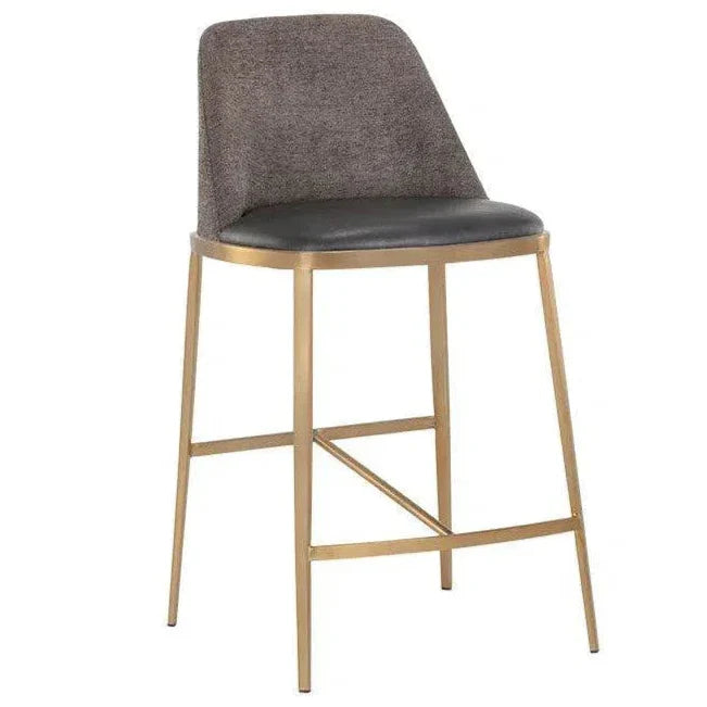 Dover Leather Luxurious Counter Stool - LOOMLAN - SUNPAN - Counter Stools