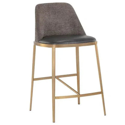 Dover Leather Luxurious Counter Stool - LOOMLAN - SUNPAN - Counter Stools