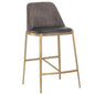 Dover Leather Luxurious Counter Stool - LOOMLAN - SUNPAN - Counter Stools