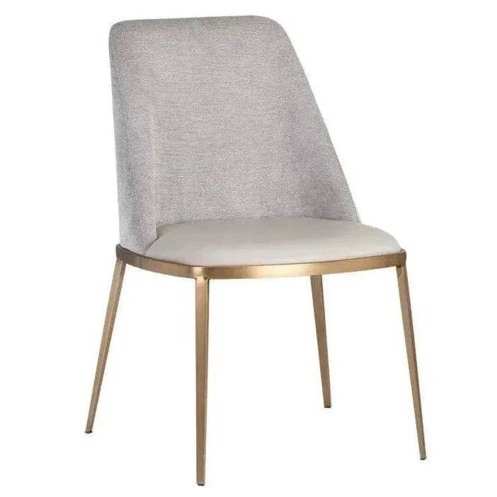 Dover Leather Luxurious Dining Chair 2PC - LOOMLAN - SUNPAN - Dining Chairs