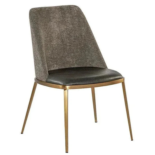 Dover Leather Luxurious Dining Chair 2PC - LOOMLAN - SUNPAN - Dining Chairs