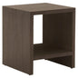 Dovetail Waterfall Square End Table - LOOMLAN - Essentials For Living - Side Tables