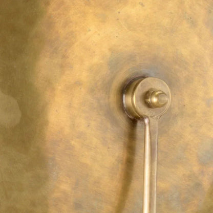 Dovi Stylized Brass Round Wall Sconce - LOOMLAN - Wildwood - Wall Sconces