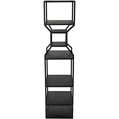 Downtown Black Metal Etagere-Etageres-Noir-LOOMLAN