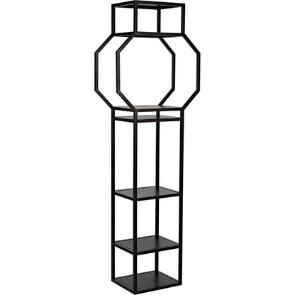 Downtown Black Metal Etagere-Etageres-Noir-Small-LOOMLAN