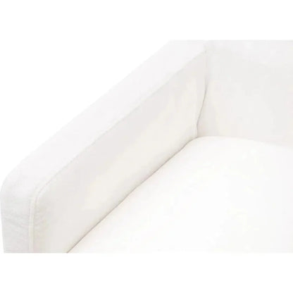 Drake Slipcover Arm Chair LiveSmart White Performance - LOOMLAN - Essentials For Living - Dining Chairs