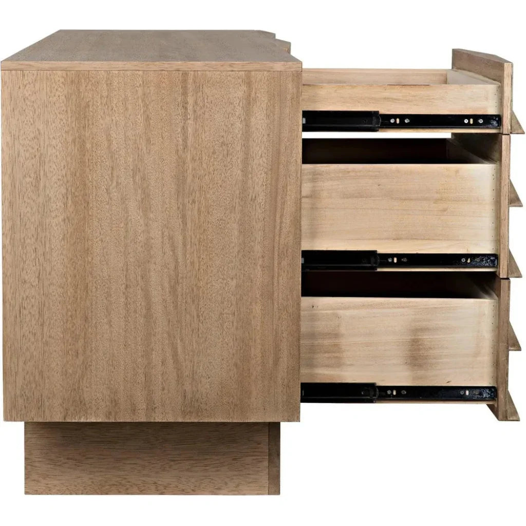 Drake Wood Washed Walnut Sideboard - LOOMLAN - Noir - Sideboards