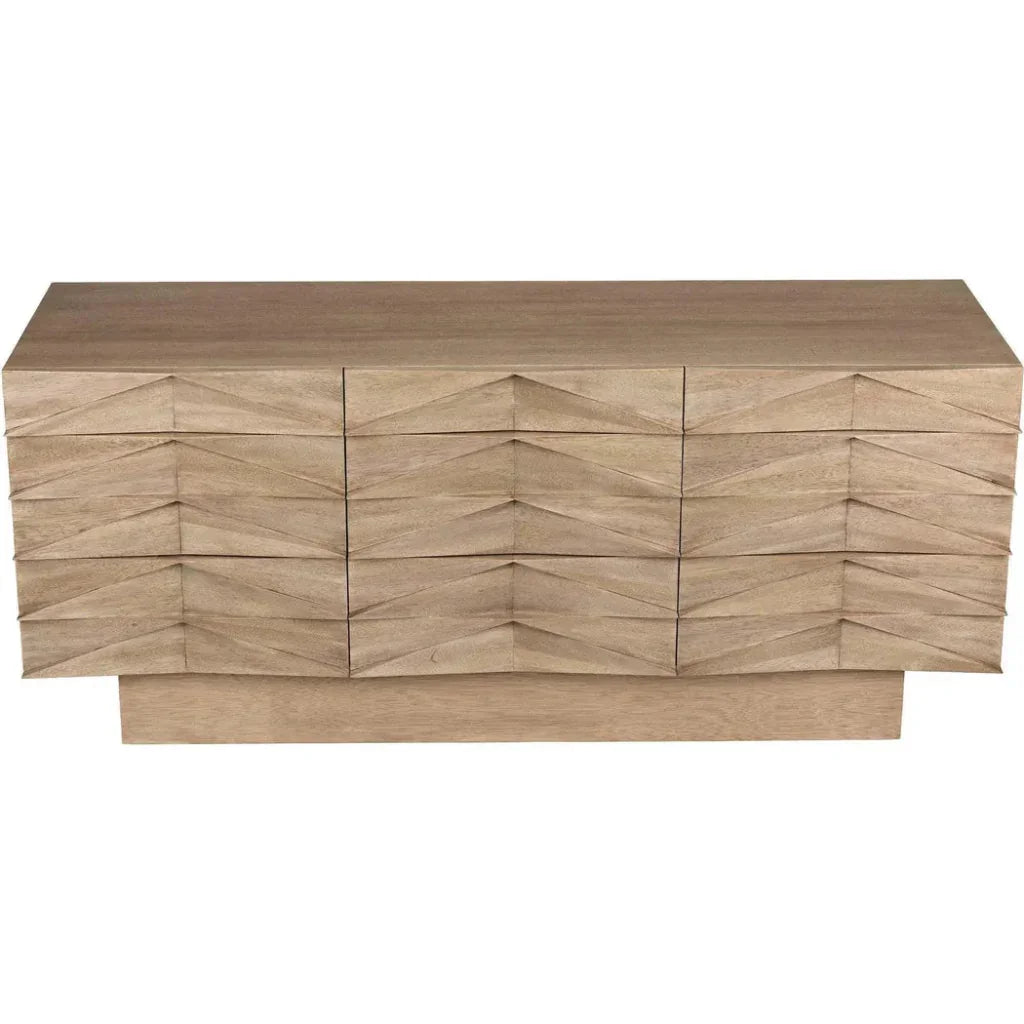 Drake Wood Washed Walnut Sideboard - LOOMLAN - Noir - Sideboards