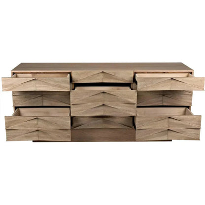 Drake Wood Washed Walnut Sideboard - LOOMLAN - Noir - Sideboards