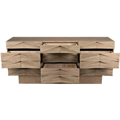 Drake Wood Washed Walnut Sideboard - LOOMLAN - Noir - Sideboards