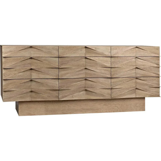 Drake Wood Washed Walnut Sideboard - LOOMLAN - Noir - Sideboards