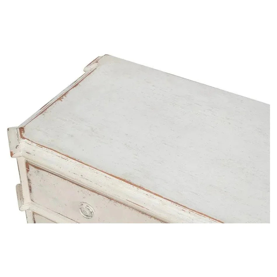 Dramond Sideboard With Antique White Finish - LOOMLAN - Sarreid - Sideboards