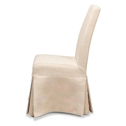 Draped Dining Chairs Set of 2 - LOOMLAN - Sarreid - Dining Chairs
