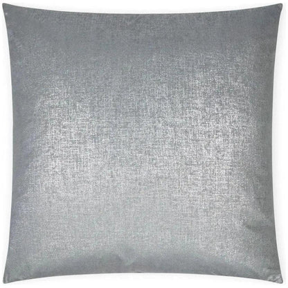 Dream Dust Pewter Glam Grey Silver Large Throw Pillow - LOOMLAN - D.V. Kap - Throw Pillows