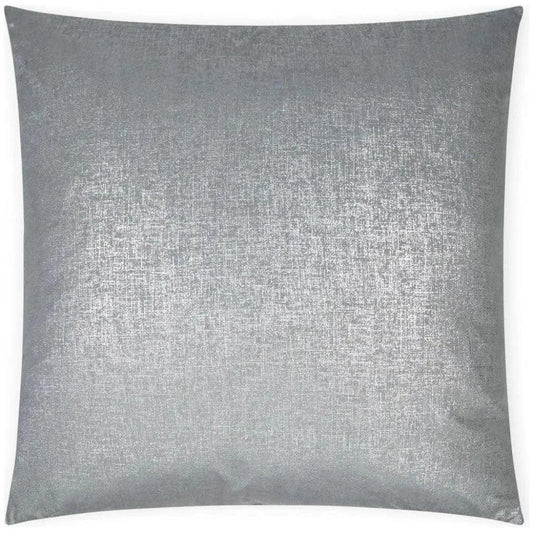 Dream Dust Pewter Glam Grey Silver Large Throw Pillow - LOOMLAN - D.V. Kap - Throw Pillows