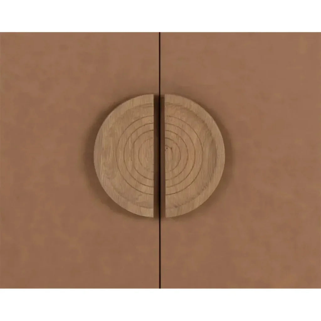 Dresden Leather Bar Cabinet-Home Bar Carts-SUNPAN-LOOMLAN