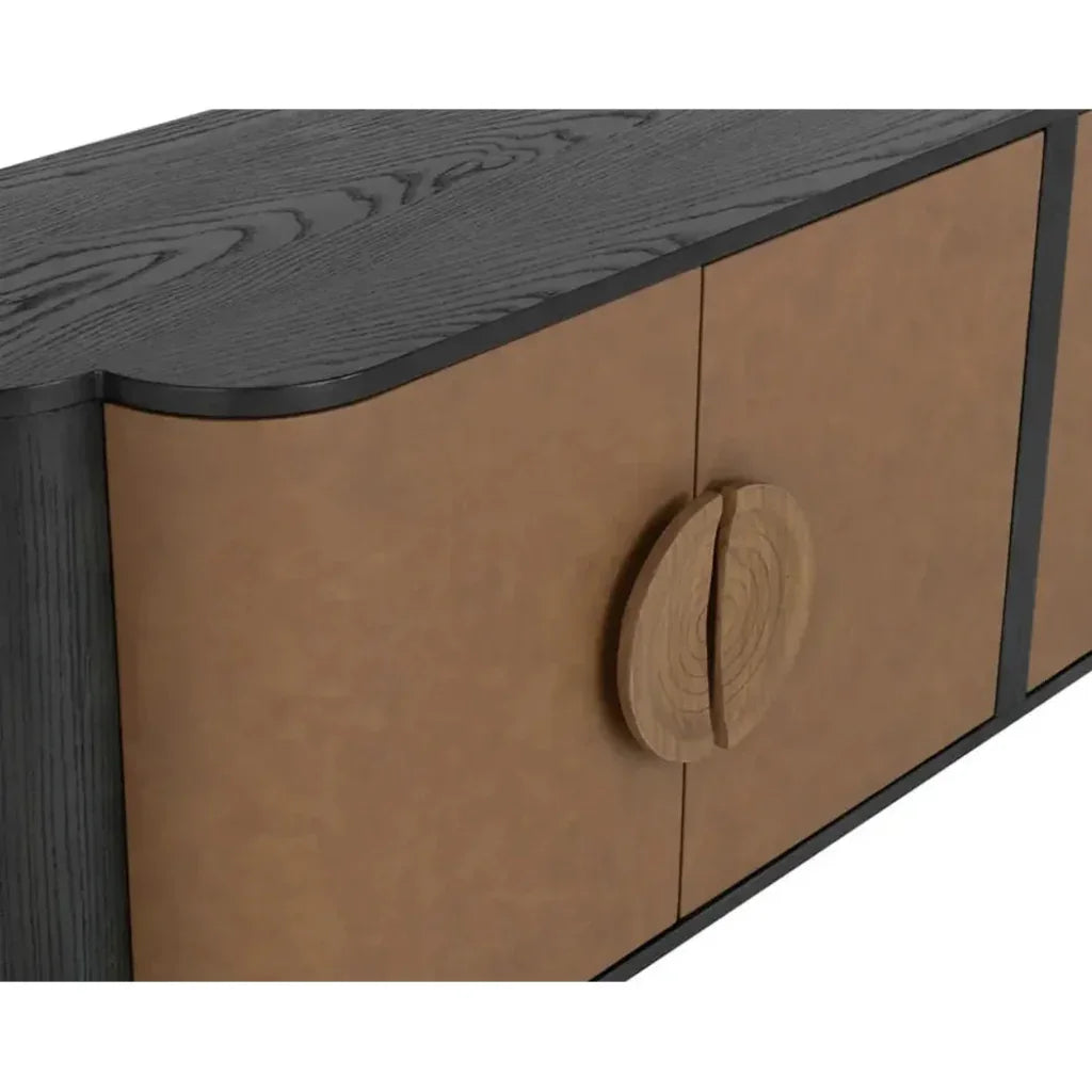 Dresden Leather Sideboard - LOOMLAN - SUNPAN - Sideboards