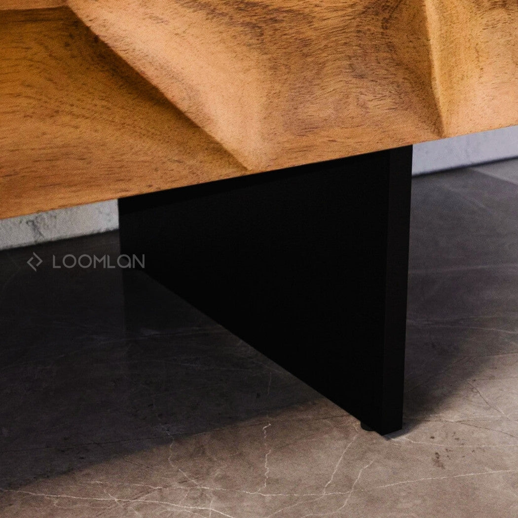 Drevalen Three Drawers Wood Sideboard