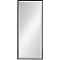 Driessen Wood Black Vertical Floor Mirror-Floor Mirrors-Bassett Mirror-LOOMLAN