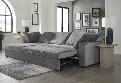 Drift Performance Fabric Sectional Sleeper (Set of 2)-Modular Sofas-Panama Jack-Left Facing-LOOMLAN