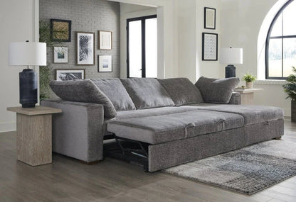 Drift Performance Fabric Sectional Sleeper (Set of 2)-Modular Sofas-Panama Jack-Right Facing-LOOMLAN