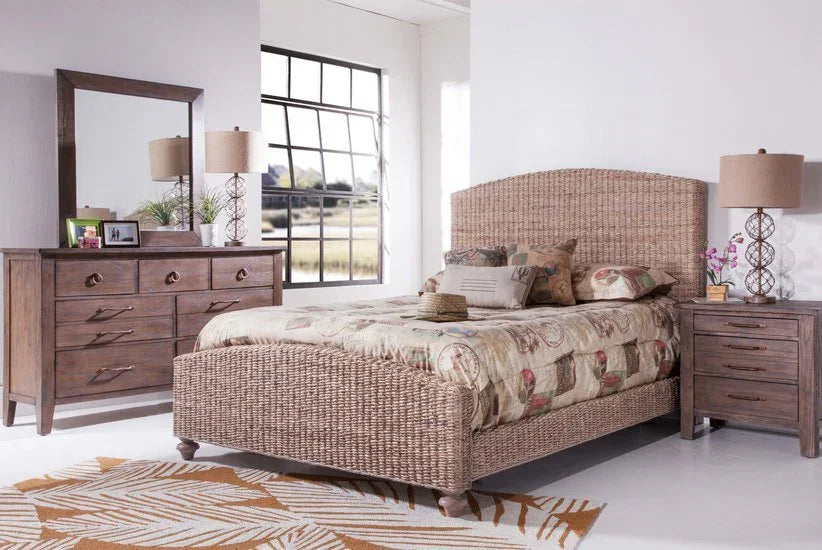 Driftwood Grey Woven Comfort Bed - LOOMLAN - Panama Jack - Beds