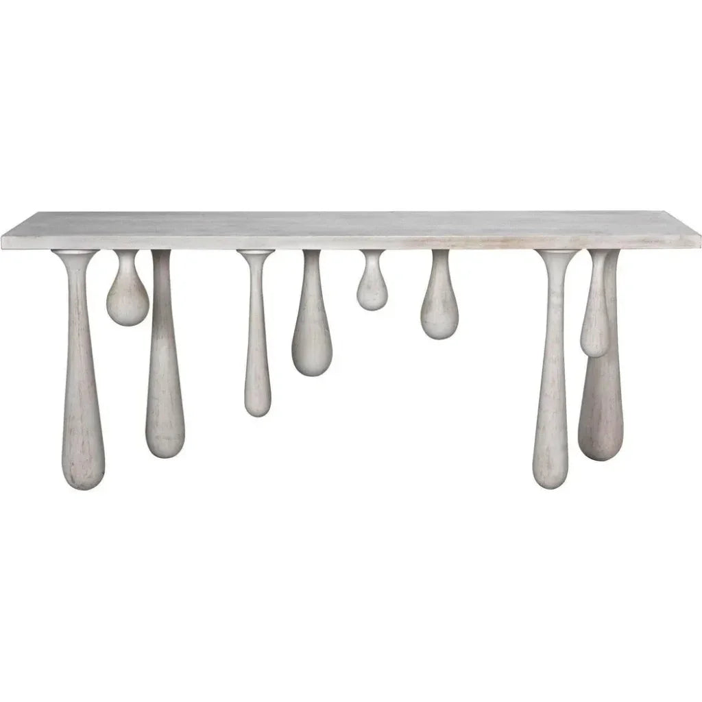 Drop Design Wooden Console Table
