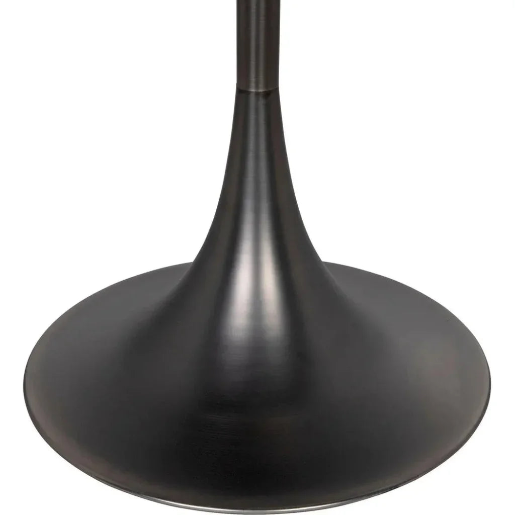 Drop Floor Lamp, Gun Metal Finish-Floor Lamps-Noir-LOOMLAN