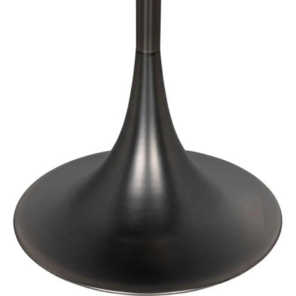 Drop Floor Lamp, Gun Metal Finish-Floor Lamps-Noir-LOOMLAN