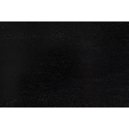 Drop Wood Black Rectangle Coffee Table - LOOMLAN - Noir - Coffee Tables