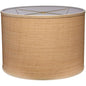 Drum Natural Raffia Stylish Shade - LOOMLAN - Jamie Young - Table Lamps